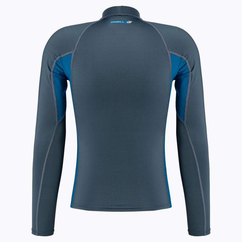Men's O'Neill Premium Skins swim shirt navy blue 4170B 2