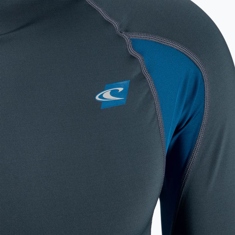 Men's O'Neill Premium Skins swim shirt navy blue 4170B 3