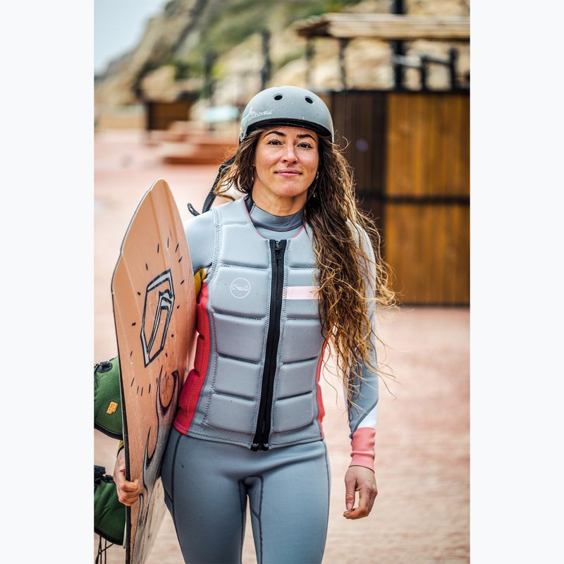 Women's O'Neill Bahia Comp tradewinds/tea rose protective waistcoat 3