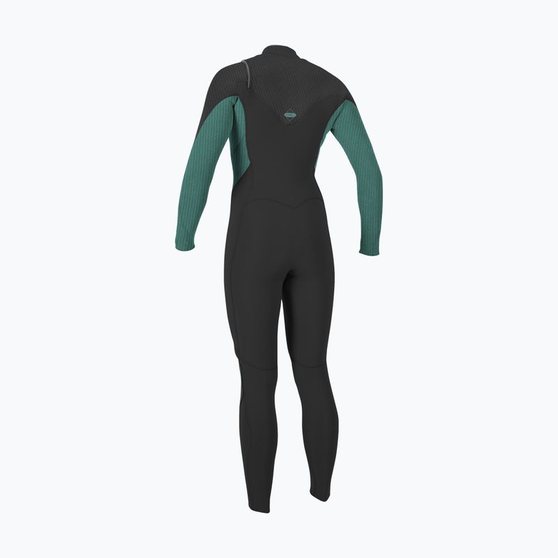 Women's wetsuit O'Neill Hyperfreak 5/4+ Chest Zip Full raven/bristol 2