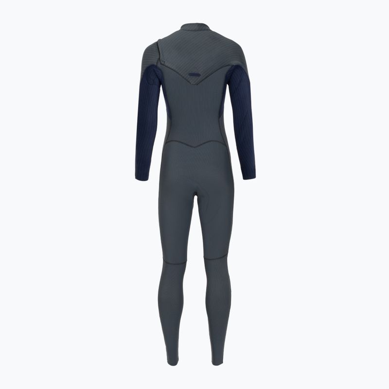 Women's wetsuit O'Neill Hyperfreak 3/2+ Chest Zip Full shade/navy 3