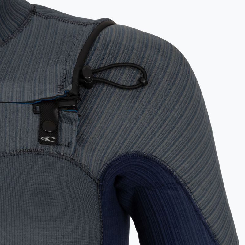 Women's wetsuit O'Neill Hyperfreak 3/2+ Chest Zip Full shade/navy 4