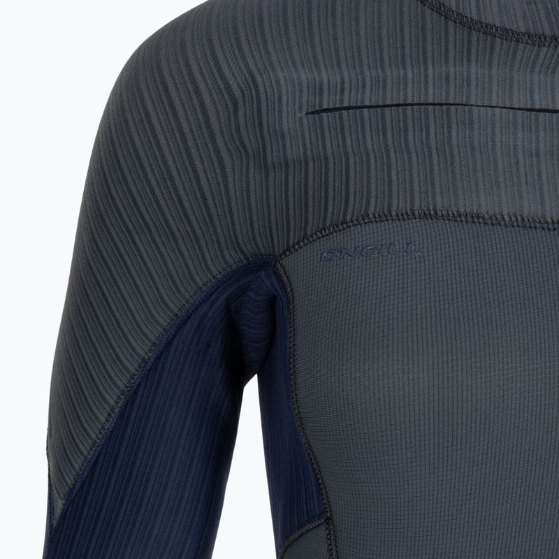 Women's wetsuit O'Neill Hyperfreak 3/2+ Chest Zip Full shade/navy 6