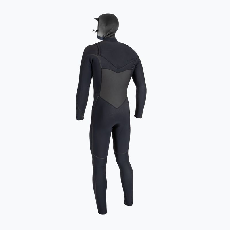 Men's O'Neill Psycho Tech 6/4+ Chest Zip w/Hood A00 swimming wetsuit black 5545 2
