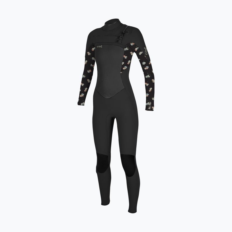 Women's O'Neill Epic 5/4 Chest Zip Full black/cindydaisy Swim Foam