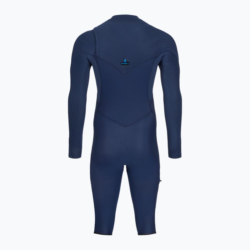 Men's O'Neill Hyperfreak 4/3+ Chest Zip L/S wetsuit navy 3