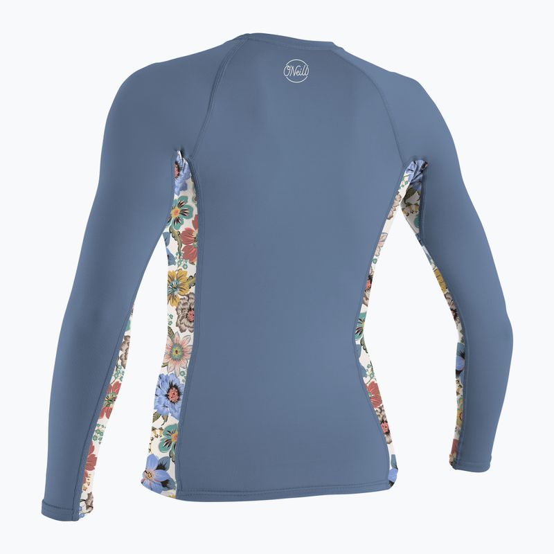 Women's swimming longsleeve O'Neill Side Print Rash Guard infinity/talitha 2