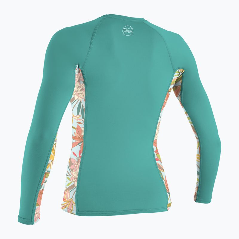 Women's swimming longsleeve O'Neill Side Print Rash Guard canton/dalia 2