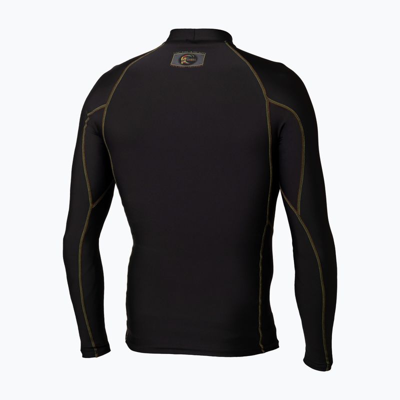 Men's swimming longsleeve O'Neill Trvlr Graphic Skins Rash Guard black/black/black:multi(rasta) 2