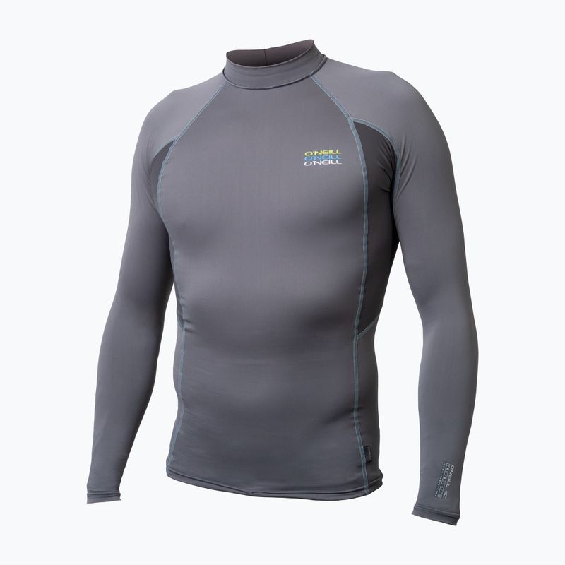 Men's swimming longsleeve O'Neill Trvlr Graphic Skins Rash Guard smoke/graphite/smoke:multi(tri-glo)