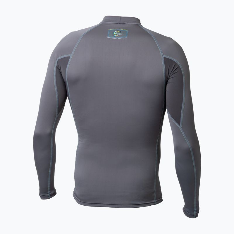 Men's swimming longsleeve O'Neill Trvlr Graphic Skins Rash Guard smoke/graphite/smoke:multi(tri-glo) 2