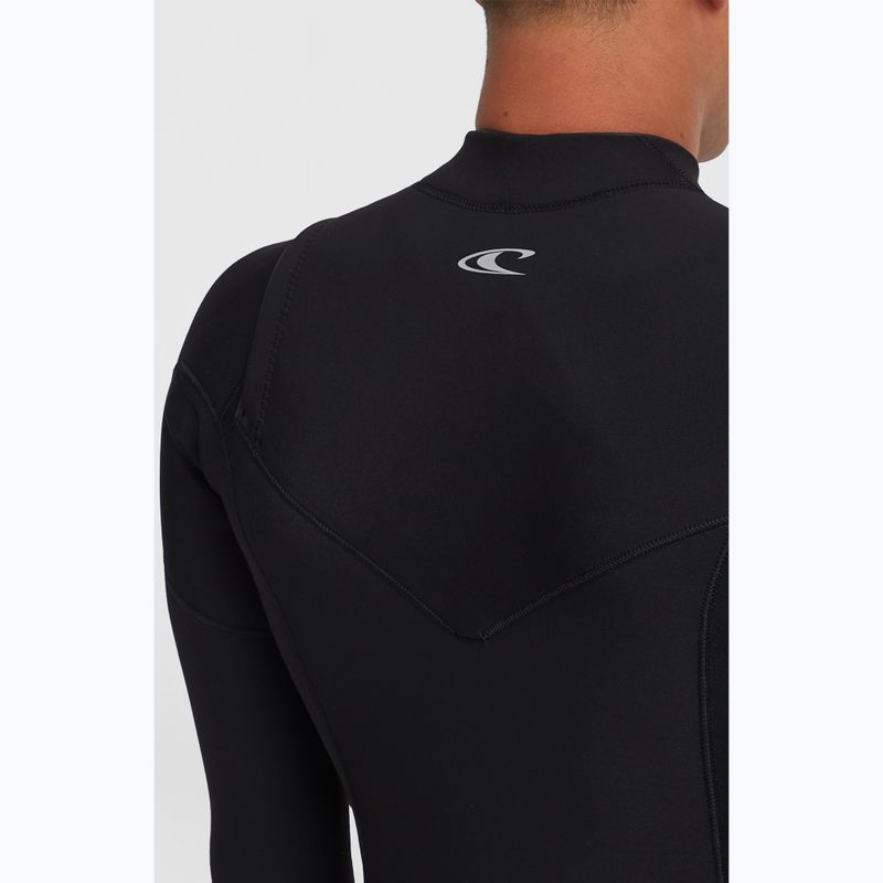 Men's swimming wetsuit O'Neill Epic 3/2 Chest Zip Full A05 black/black/black 7