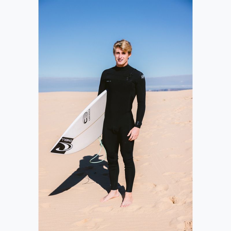 Men's swimming wetsuit O'Neill Epic 5/4 Chest Zip Full A05 black/black/black 6