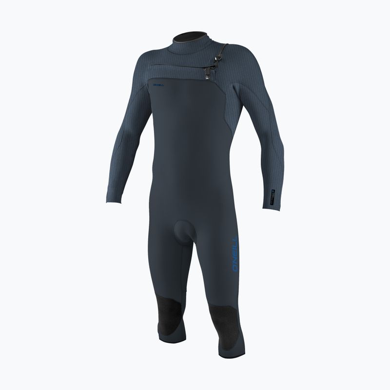 Men's O'Neill Hyperfreak 4/3+ mm Chest Zip Overknee dark orion/copen blue swimming foam