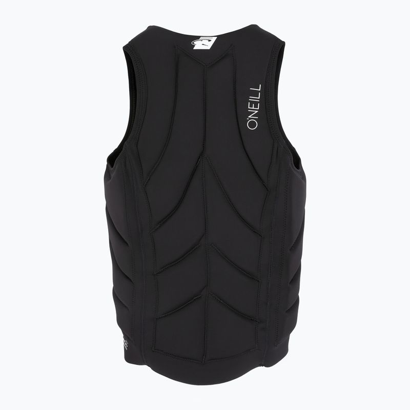 Men's protective waistcoat O'Neill Slasher Comp B black/black 2
