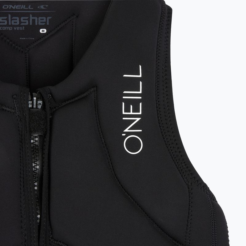 Men's protective waistcoat O'Neill Slasher Comp B black/black 4