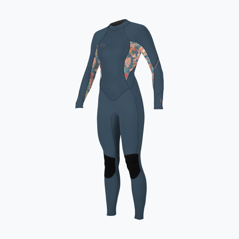 Women's Swim Foam O'Neill Bahia 3/2 Back Zip Full copen blue/painted tropics/painted tropics 9