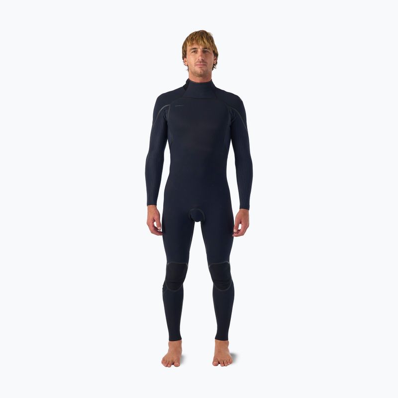 Men's swimming wetsuit O'Neill Hyperfreak Fire 4/3+ mm Back Zip Full black/black