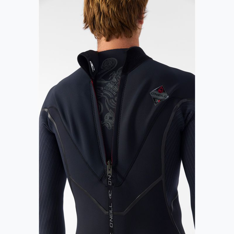 Men's swimming wetsuit O'Neill Hyperfreak Fire 4/3+ mm Back Zip Full black/black 6