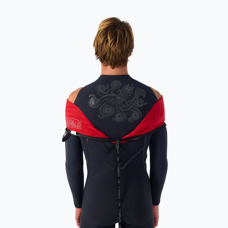 Men's swimming wetsuit O'Neill Hyperfreak Fire 4/3+ mm Back Zip Full black/black 7