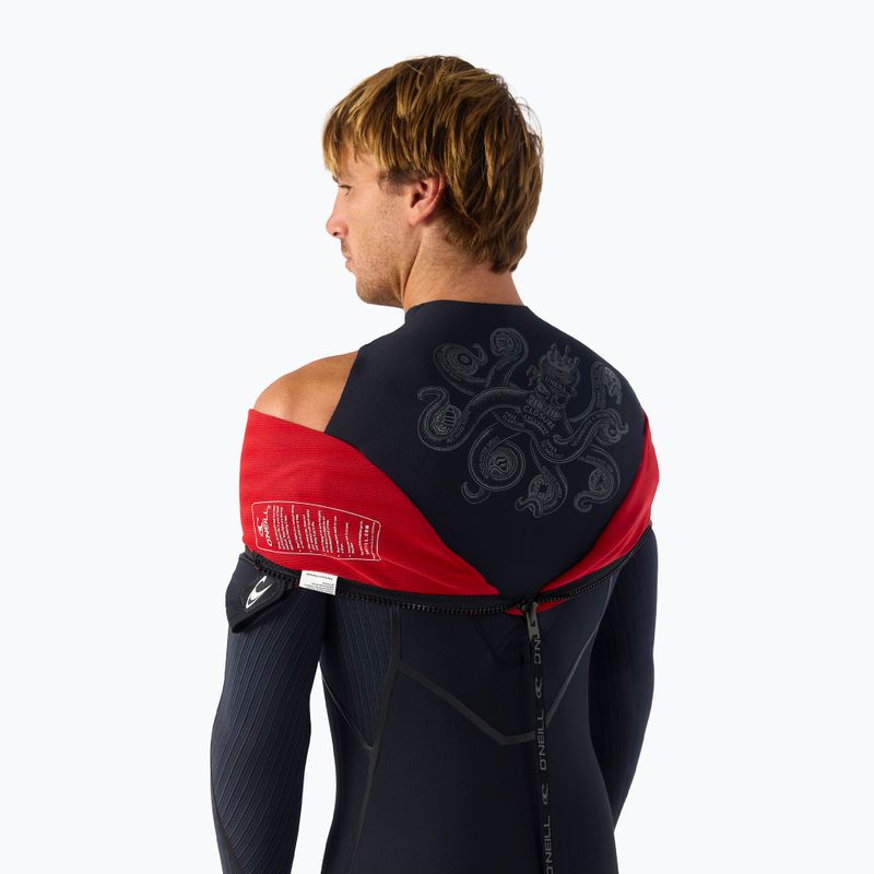 Men's swimming wetsuit O'Neill Hyperfreak Fire 4/3+ mm Back Zip Full black/black 8