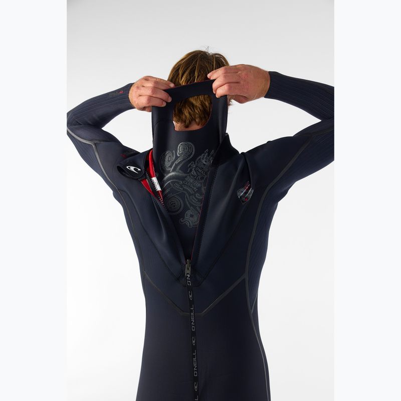 Men's swimming wetsuit O'Neill Hyperfreak Fire 4/3+ mm Back Zip Full black/black 9