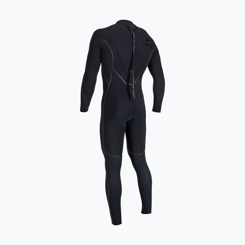 Men's swimming wetsuit O'Neill Hyperfreak Fire 4/3+ mm Back Zip Full black/black 13