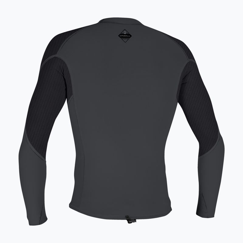 Men's neoprene long sleeve top O'Neill Hyperfreak 1.5mm tempered steel/graphite 2