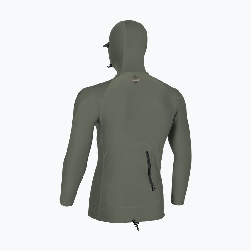 Men's swimming longsleeve O'Neill Hyperfreak Skins Rash Guard Hooded chimera/chimera 2