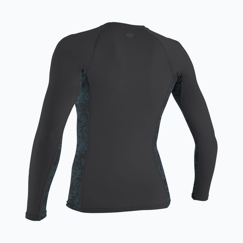 Swimming longsleeve O'Neill Hyperfreak Skins Rash Guard tempered steel/shaded island sky 2