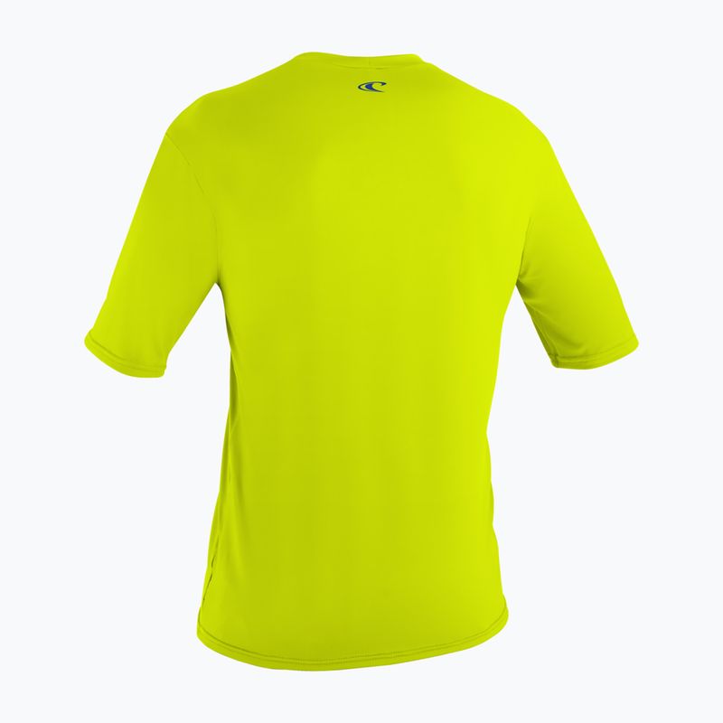Children's swim top O'Neill Child Basic Skins Sun Shirt lime 2