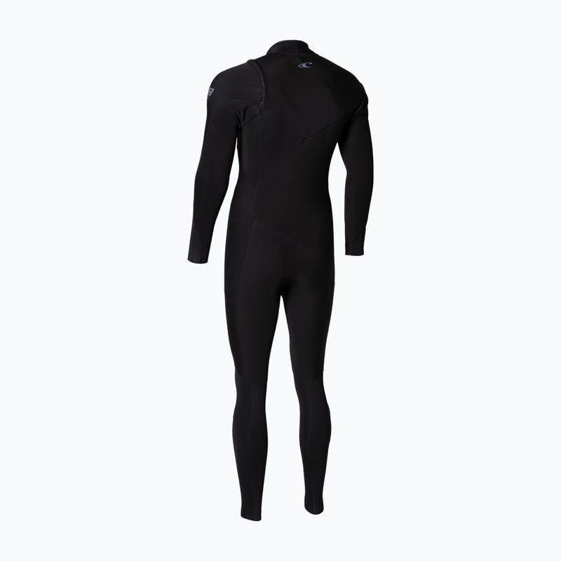 Children's swimming wetsuit O'Neill Youth Epic 3/2 Chest Zip Full A05 black/black/black 2