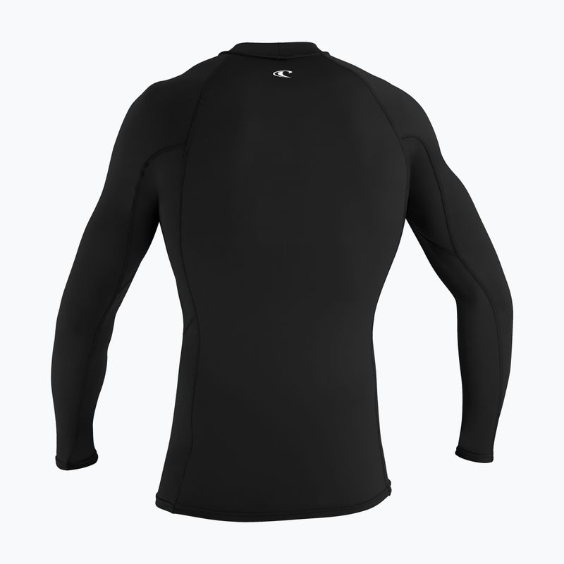 Men's swimming longsleeve O'Neill Basic Skins Rash Guard LS black 2