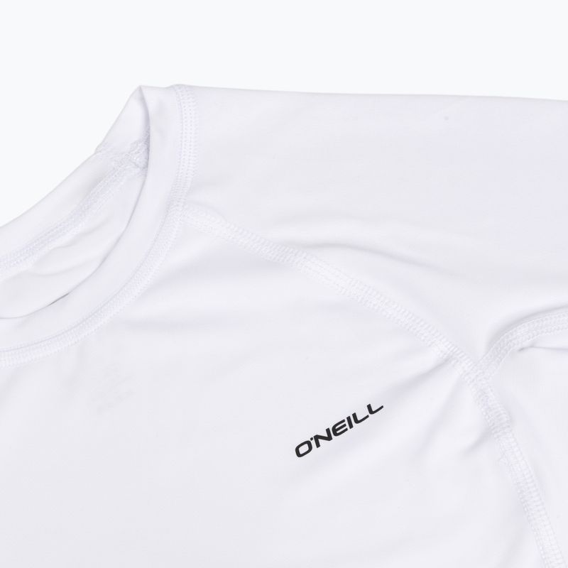 Women's swim top O'Neill Basic Skins Rash Guard SS white 3