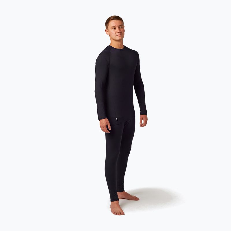 Men's thermal active sweatshirt Surfanic Bodyfit Crewneck black 2