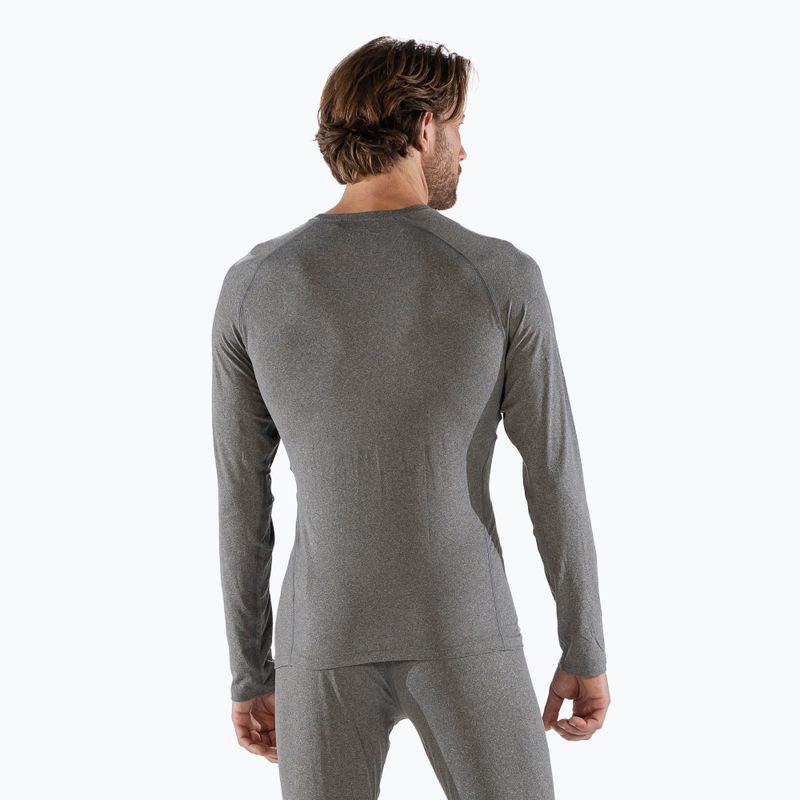 Men's thermal base layer top Surfanic Bodyfit Crewneck charcoal 3