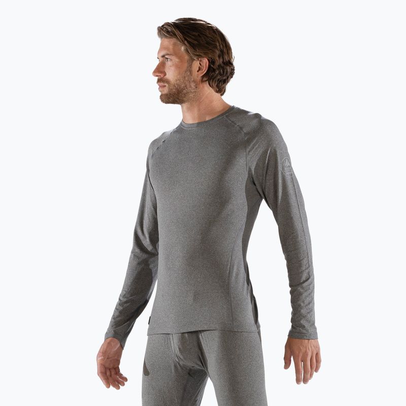 Men's Surfanic Bodyfit Crewneck thermal longsleeve charcoal 5