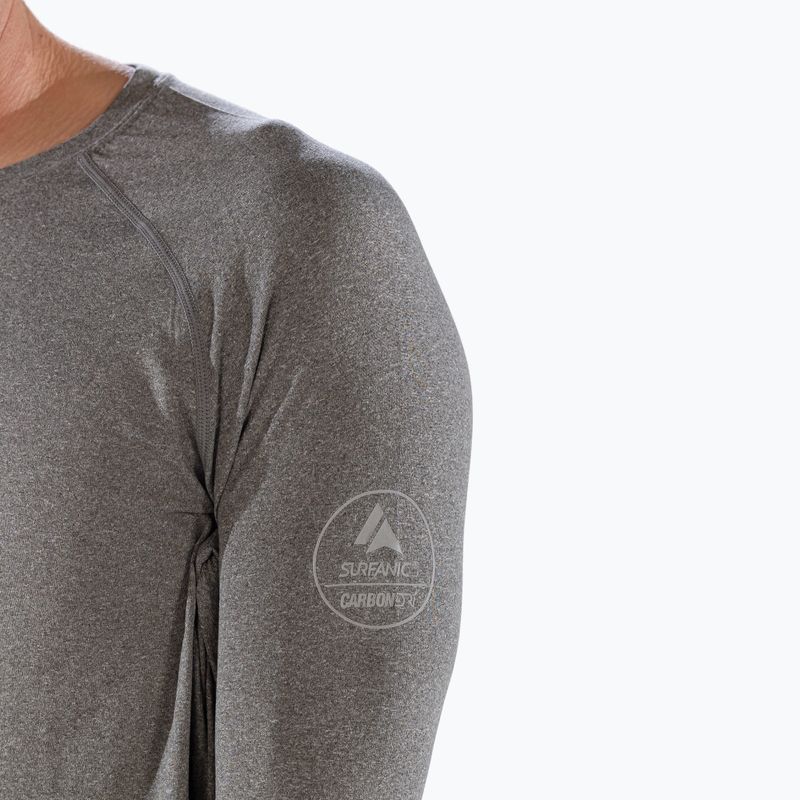 Men's Surfanic Bodyfit Crewneck thermal longsleeve charcoal 9