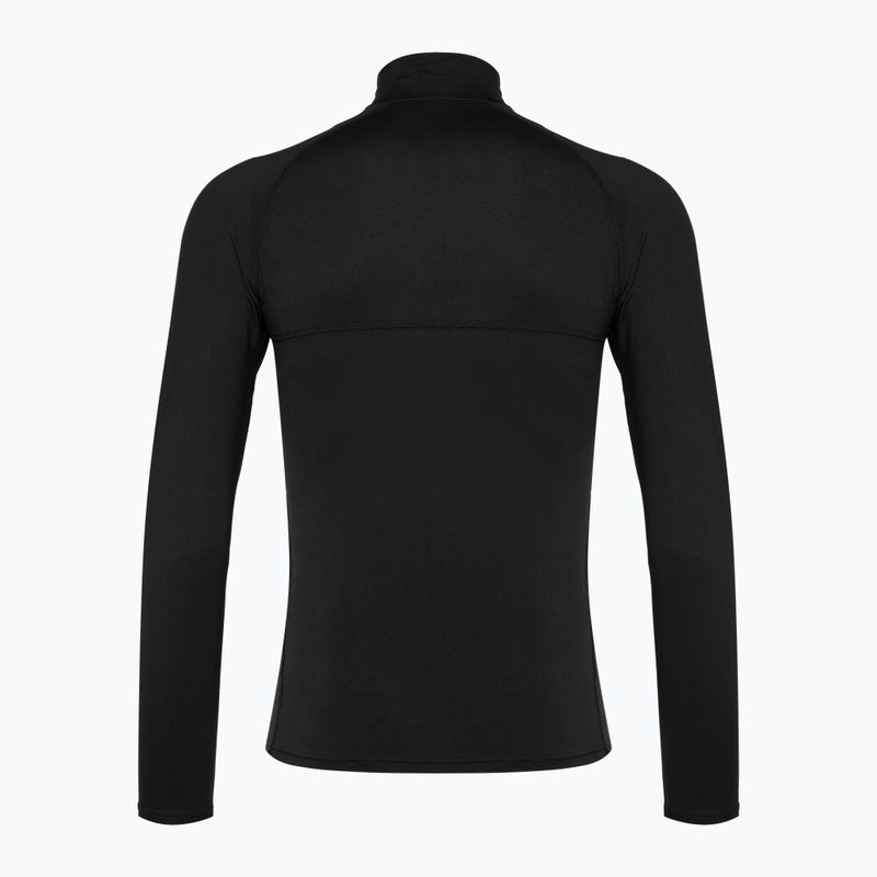 Men's thermoactive sweatshirt Surfanic Bodyfit Zip Neck black 5