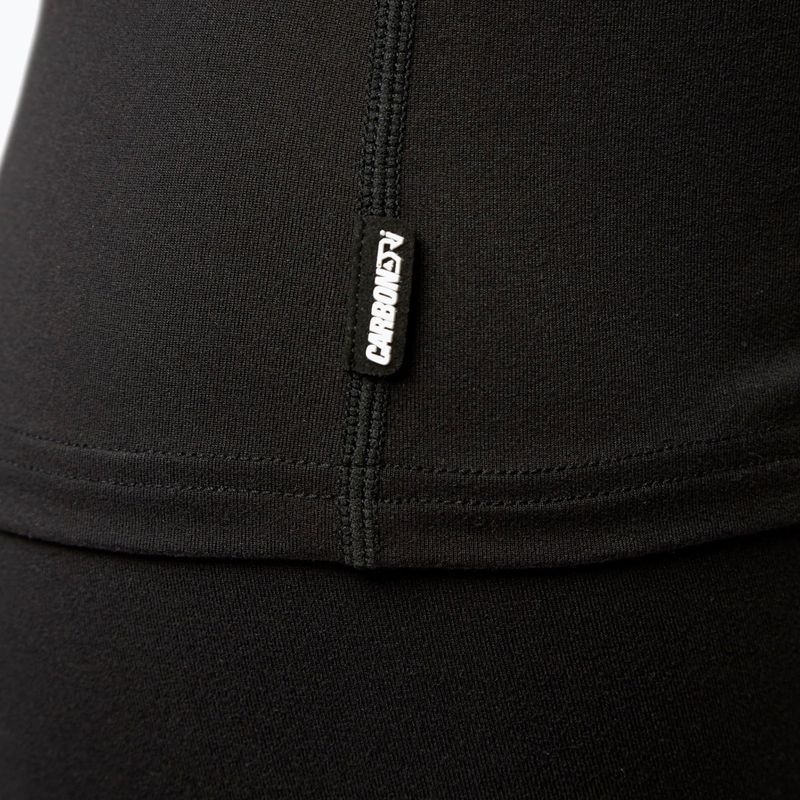 Women's thermal active sweatshirt Surfanic Cozy Zip Neck black 7