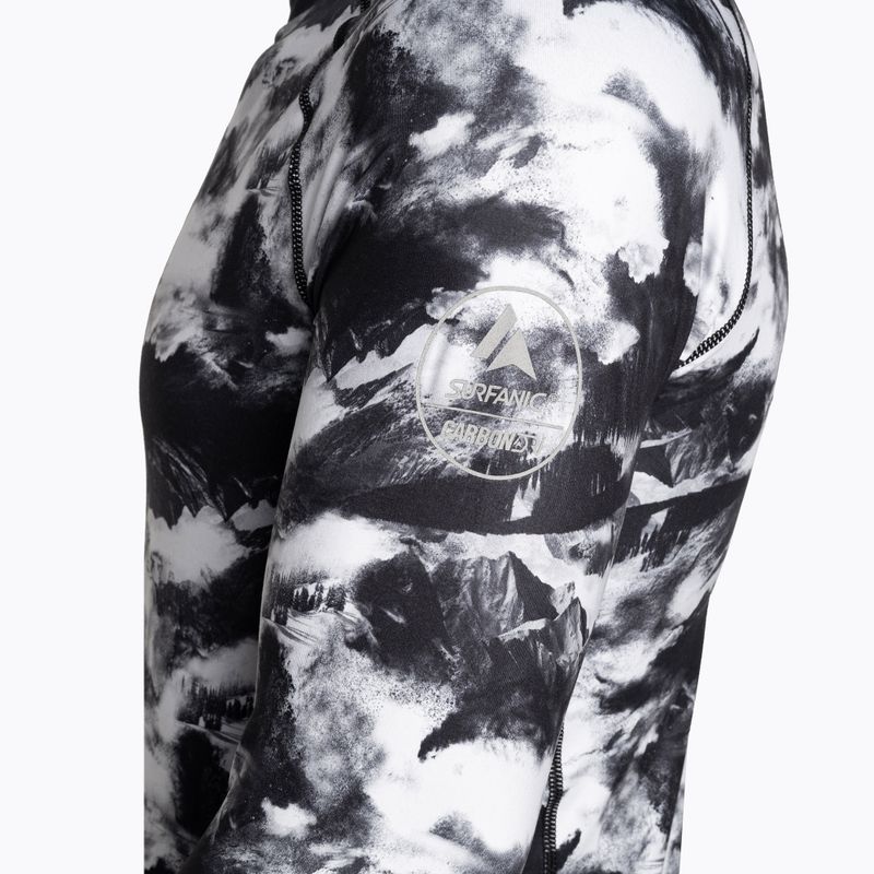 Men's thermal top Surfanic Bodyfit Limited Edition Crew Neck white out print 6