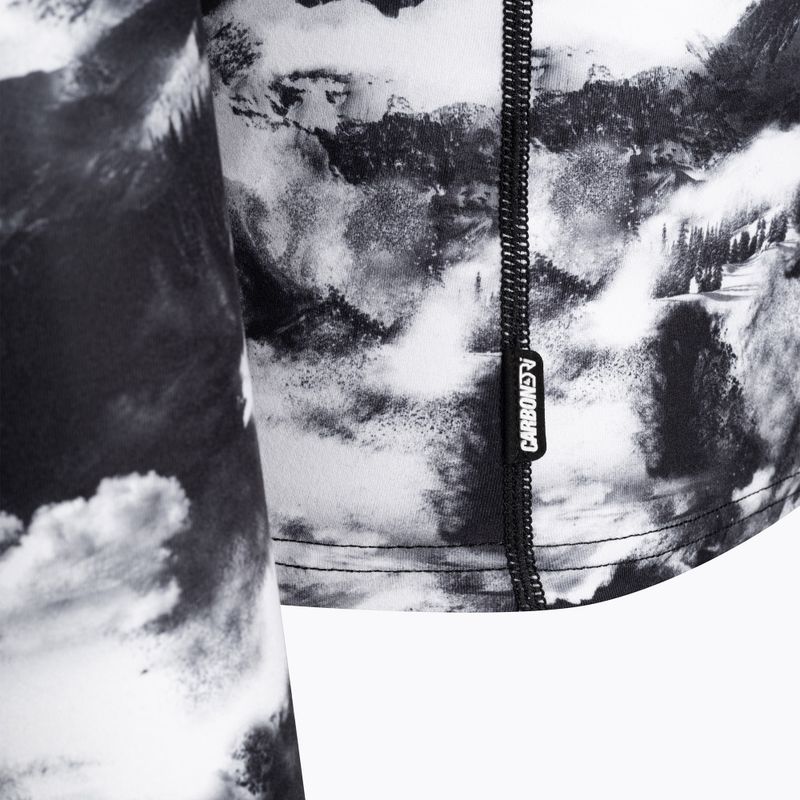 Men's thermal top Surfanic Bodyfit Limited Edition Crew Neck white out print 7