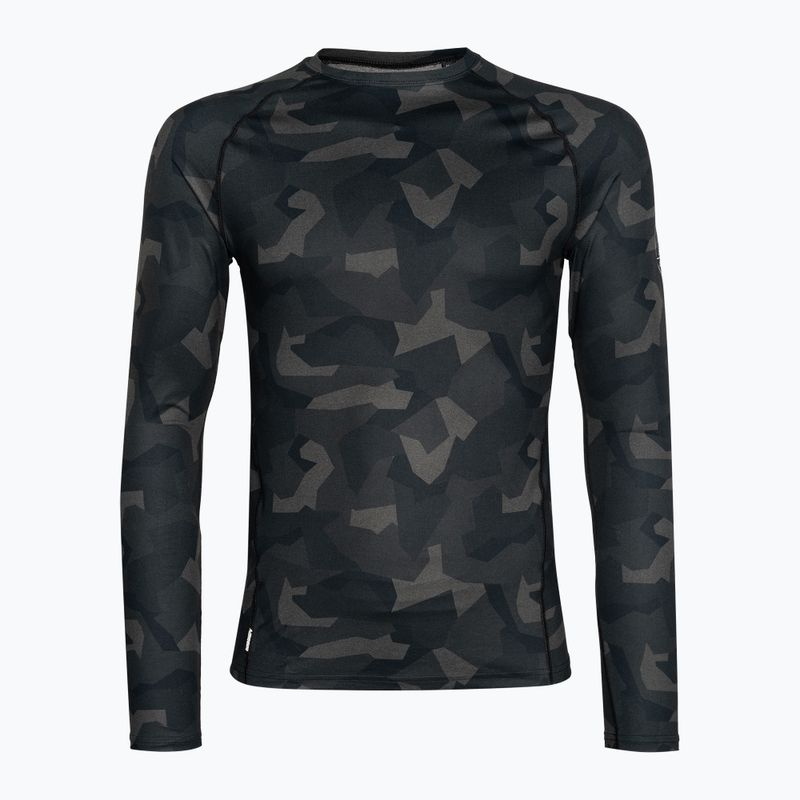 Men's Surfanic Bodyfit Limited Edition Crew Neck thermoactive longsleeve forest geo camo 4