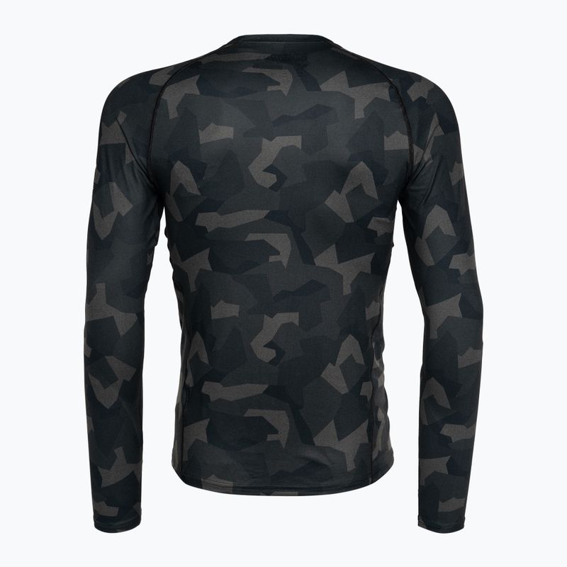 Men's Surfanic Bodyfit Limited Edition Crew Neck thermoactive longsleeve forest geo camo 5