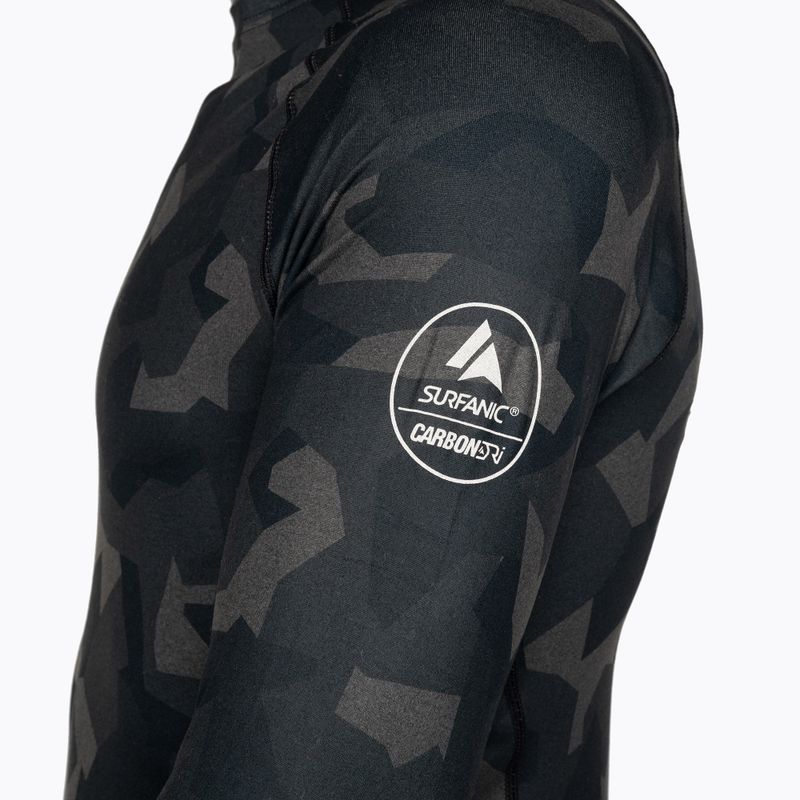 Men's Surfanic Bodyfit Limited Edition Crew Neck thermoactive longsleeve forest geo camo 6
