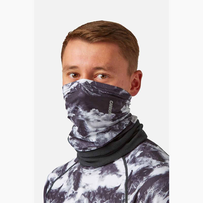 Surfanic Polar Plus Neck Warmer white out print 3