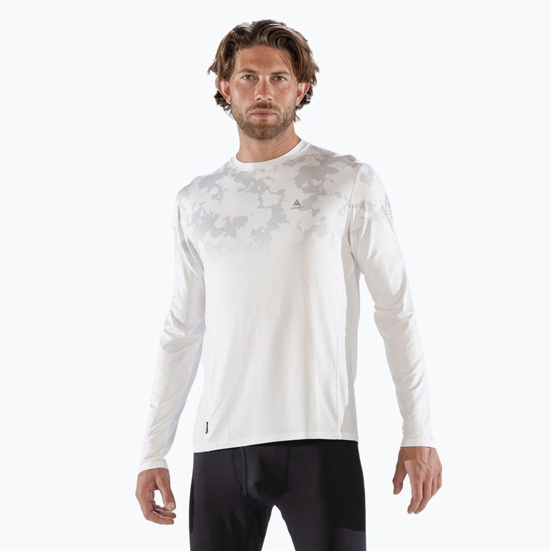 Men's thermal active sweatshirt Surfanic Bodyfit CarbonDri Limited Edition Crew Neck optic white
