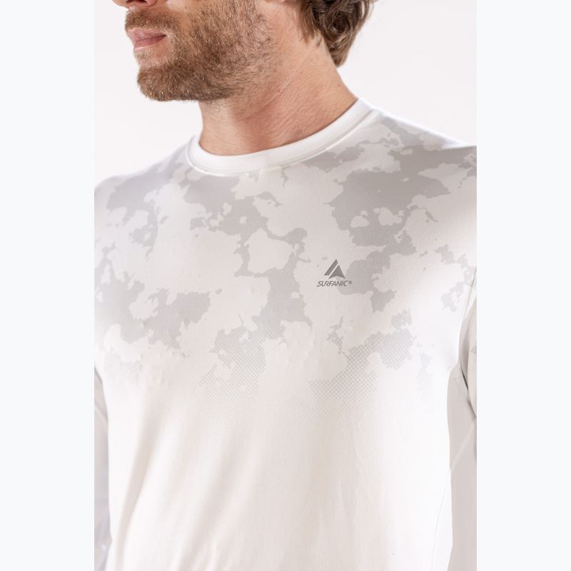 Men's thermal active sweatshirt Surfanic Bodyfit CarbonDri Limited Edition Crew Neck optic white 7