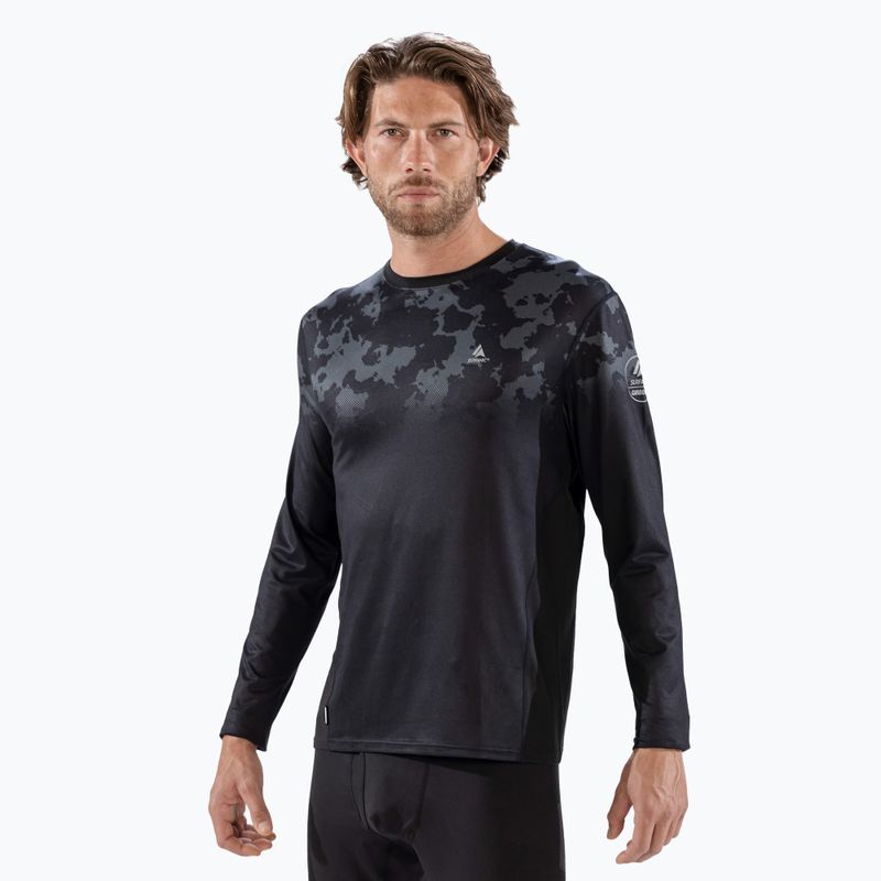 Men's Surfanic Bodyfit CarbonDri Limited Edition Crew Neck thermal longsleeve black