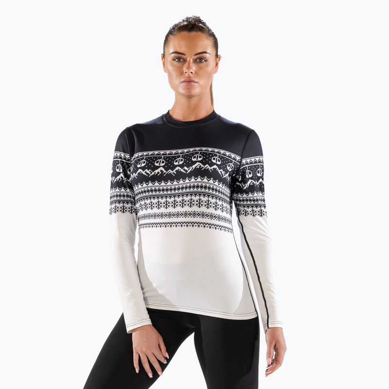 Women's thermal top Surfanic Cozy CarbonDri Limited Edition Crew Neck black